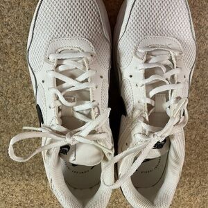 Nike White and Black Mesh Sneakers